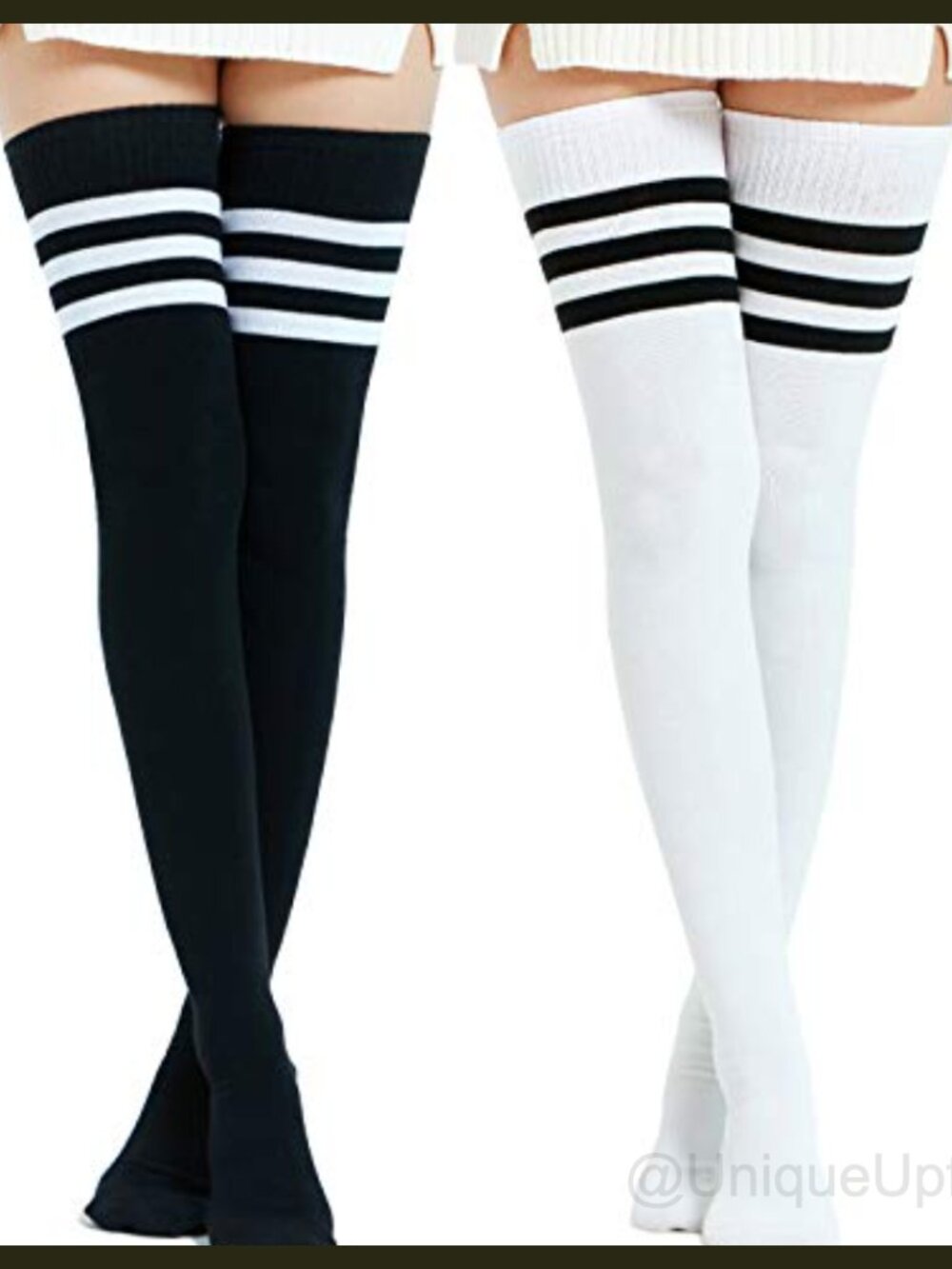 Kayhoma Extra Long Cotton Blend Thigh High Over the Knee Socks